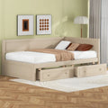 Twin Size Wood Daybed with Trundle/Drawers