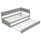 Twin Size Wood Daybed with Trundle/Drawers