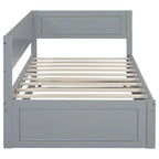 Twin Size Wood Daybed with Trundle/Drawers