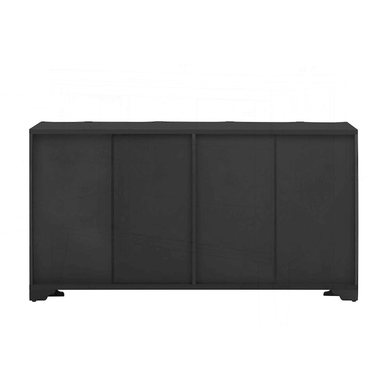 Sophisticated 4-Door Sideboard with Intricate Design