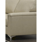 Modern Premium Top Grain Leather Sofa and Chair Set