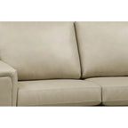 Modern Premium Top Grain Leather Sofa and Chair Set