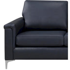 Modern Premium Top Grain Leather Sofa and Chair Set