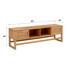 Media Console TV Stand with Storage