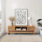 Media Console TV Stand with Storage