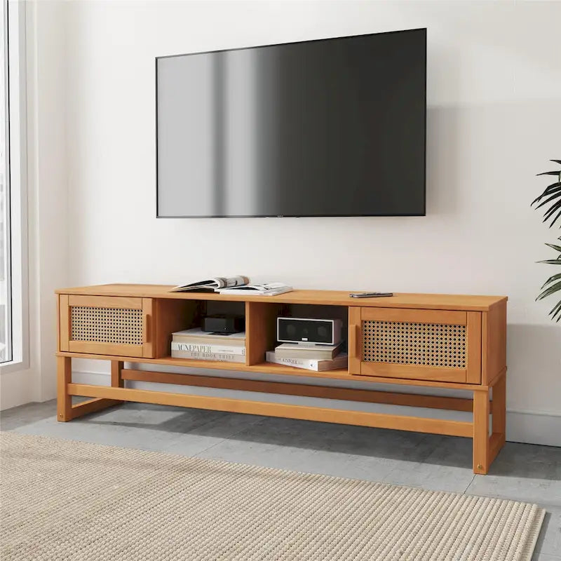 Media Console TV Stand with Storage