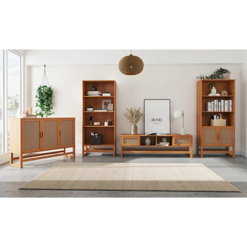 Media Console TV Stand with Storage