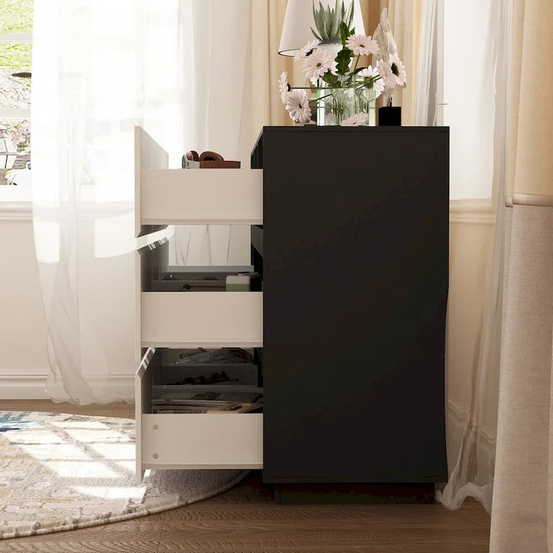 Modern Minimalist Nine-Drawer/Six-Drawer Dresser Storage Solution