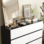 Modern Minimalist Nine-Drawer/Six-Drawer Dresser Storage Solution