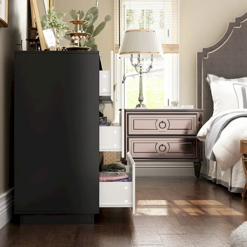 Modern Minimalist Nine-Drawer/Six-Drawer Dresser Storage Solution