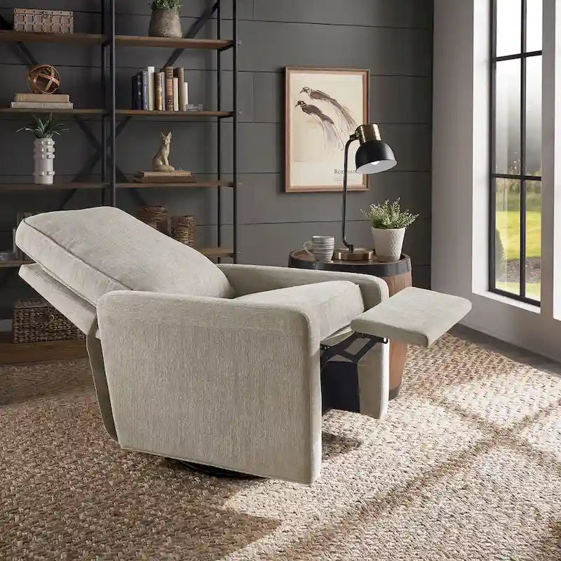 Cadeau Push Back Swivel Recliner Chair
