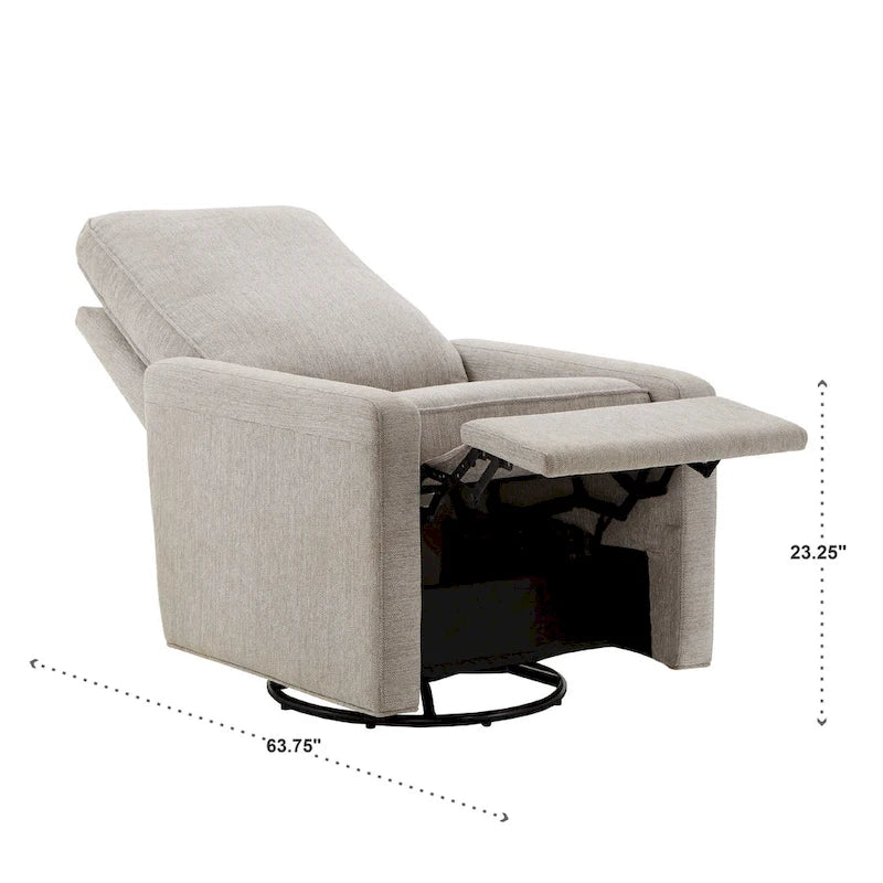 Cadeau Push Back Swivel Recliner Chair