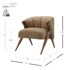 Florence Vintage Mid-century Low-profile Accent Chair