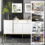 Pop-Up Door Credenza Sideboard Buffet Buffet Sideboard Storage Cabinet