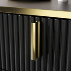 Pop-Up Door Credenza Sideboard Buffet Buffet Sideboard Storage Cabinet