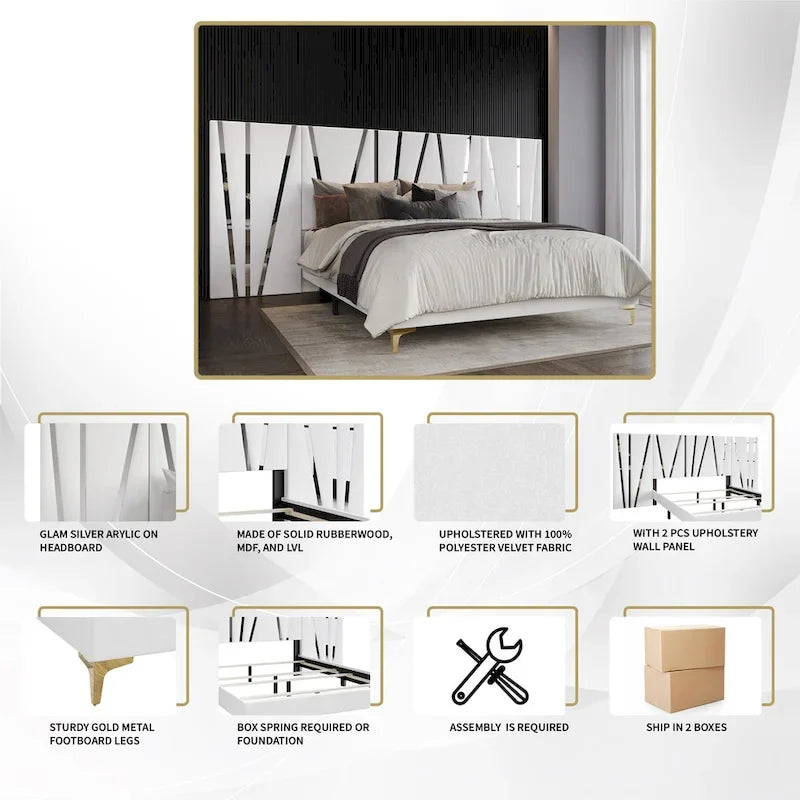 Contemporary Luxury Wall Panel Bed