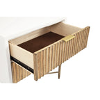 Larsen 2 Drawer Wood Nightstand