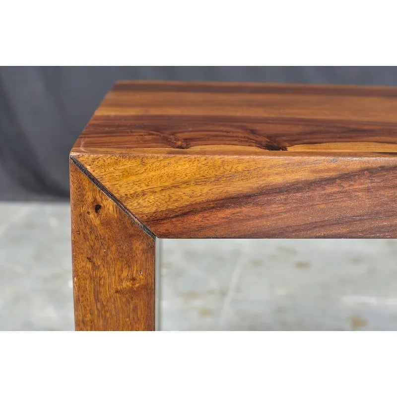 Handmade Solid Seesham Wood Bench