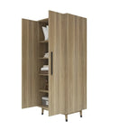 2-Door Wooden Wardrobe