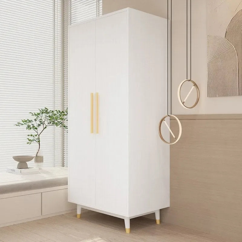 2-Door Wooden Wardrobe