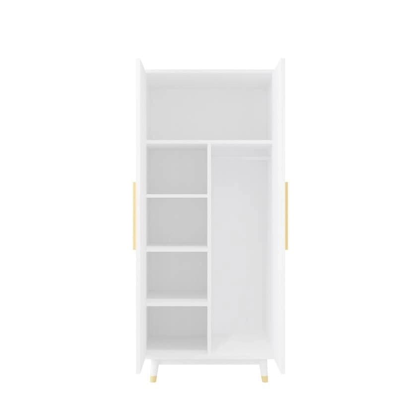 2-Door Wooden Wardrobe