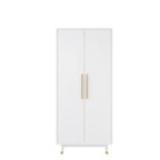 2-Door Wooden Wardrobe