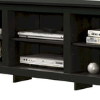 70 W TV Stand with Open Shelves and Cable Management
