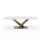 Modern Rectangle Sintered Stone Large Dining Table