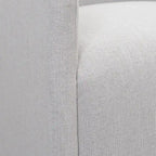 25 Performance Fabric Upholstered Rolling Dining Armchair