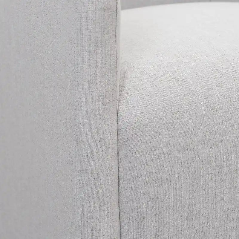 25 Performance Fabric Upholstered Rolling Dining Armchair