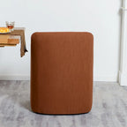 25 Performance Fabric Upholstered Rolling Dining Armchair