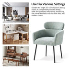 Amos Modern Boucle Dining Chair with Adjustment Feet Set of 2