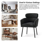 Amos Modern Boucle Dining Chair with Adjustment Feet Set of 2