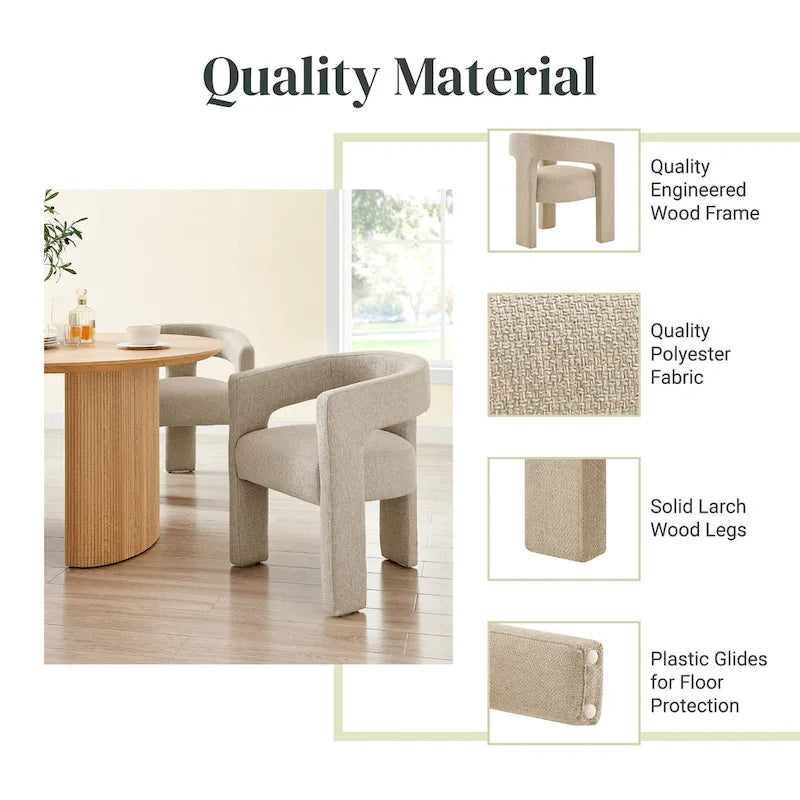 Sherlyn Dining Side Arm Chair