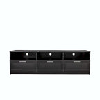 White modern minimalist TV cabinet 80 inch TV stand