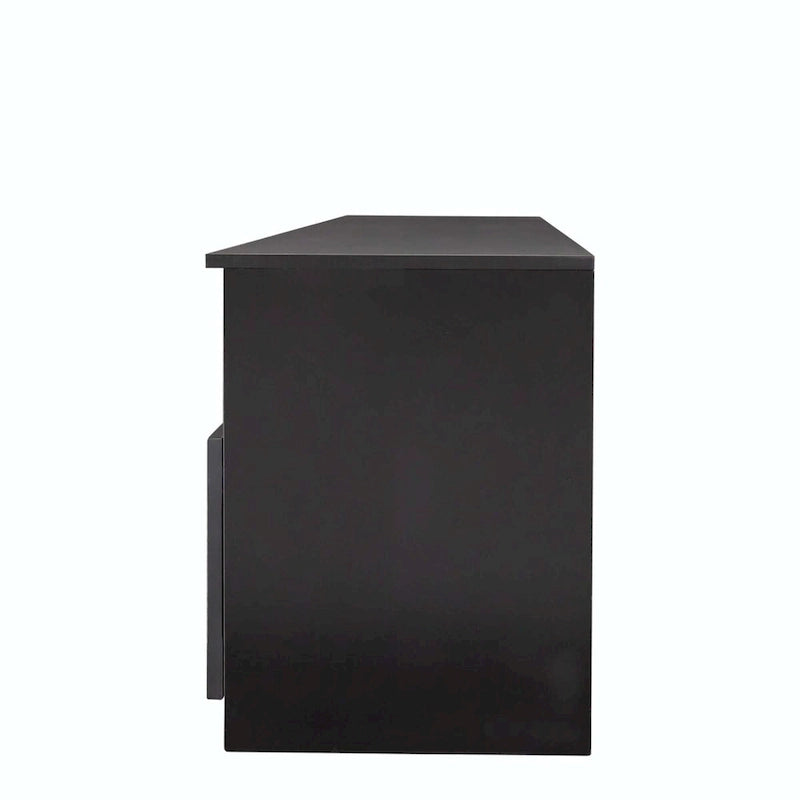 White modern minimalist TV cabinet 80 inch TV stand