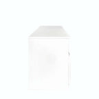 White modern minimalist TV cabinet 80 inch TV stand